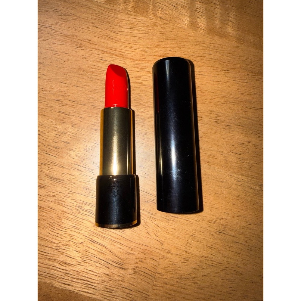 Lancome L'Absolu Rouge Cream Lipstick 132 Caprice Red Creamy Finish